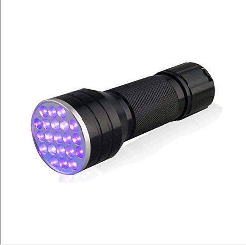 100uv51 violet flashlight 21 led ultraviolet flashlight pet urine fluorescent scorpion lamp