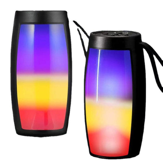 1202 bluetooth speaker RGB colorful light luminous portable card gift speaker desktop bluetooth audio wholesale